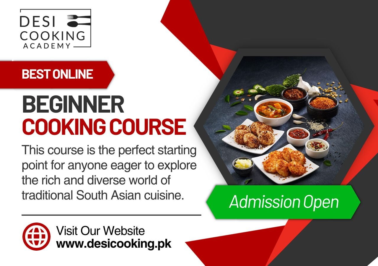 Online Beginners Cooking Course in Urdu / Hindi