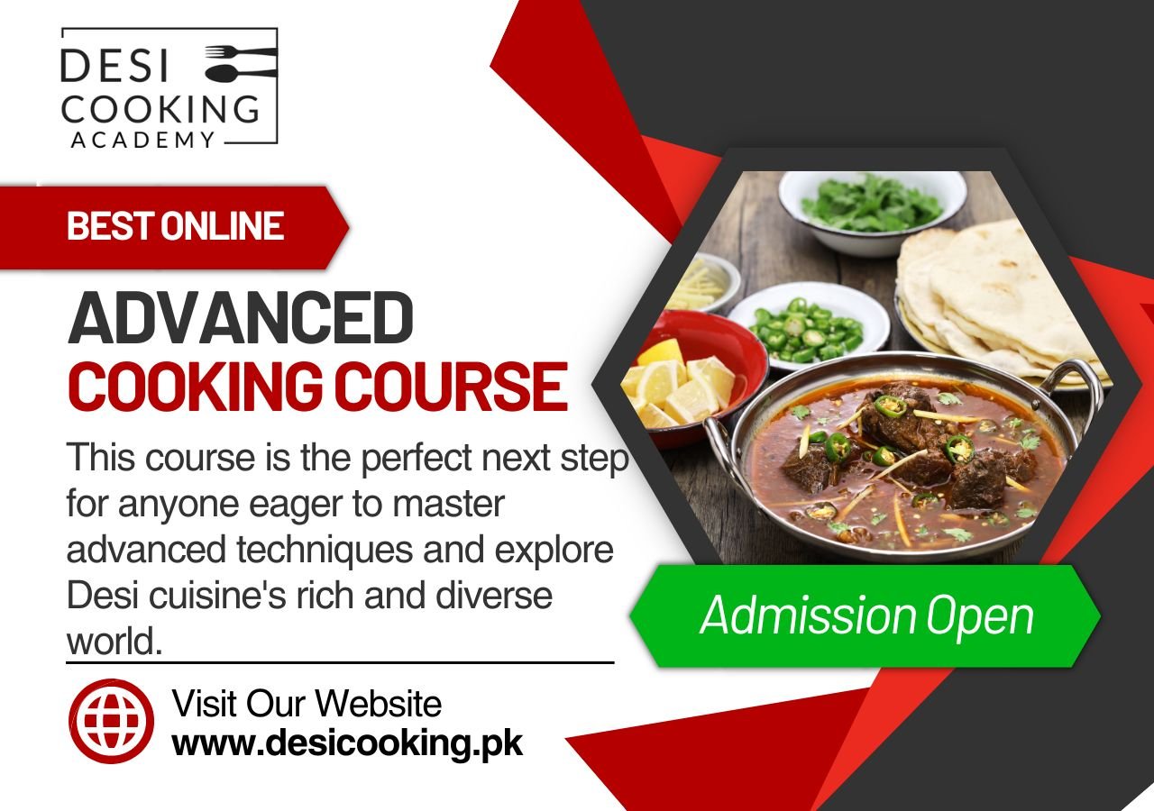 Online Advanced Cooking Course in Urdu / Hindi