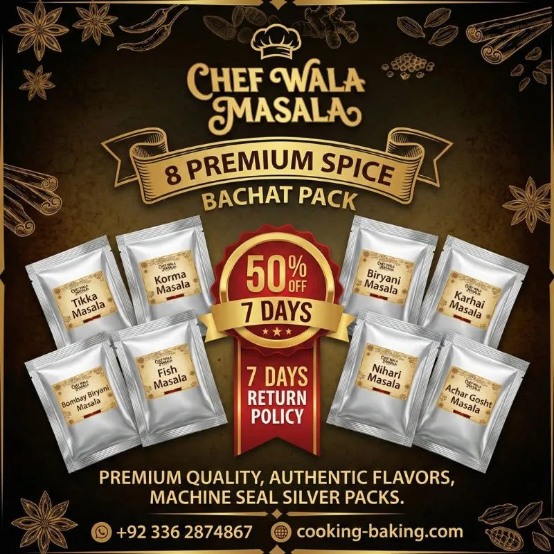 Chef wala 8 premium spice bachat pack 50% off having real restaurant style authentic flavors.