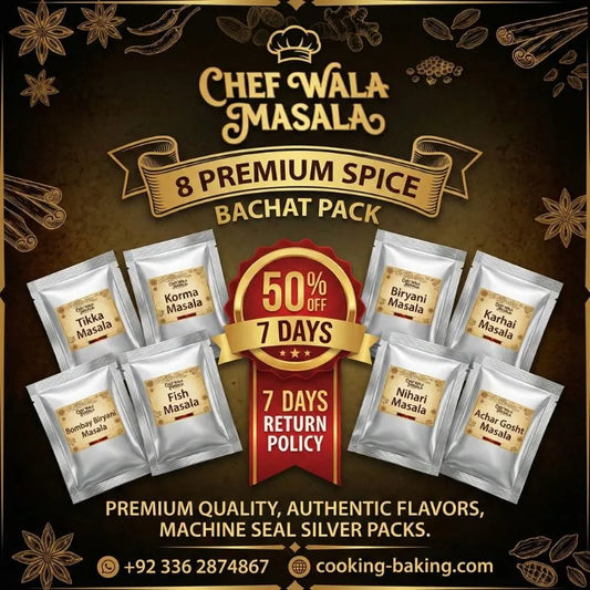 Chef wala 8 premium spice bachat pack 50% off having real restaurant style authentic flavors.