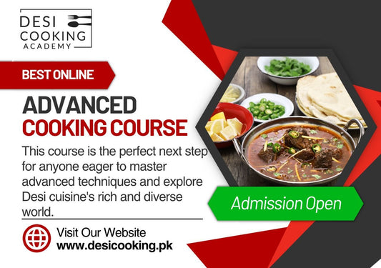 Online Advanced Cooking Course in Urdu / Hindi